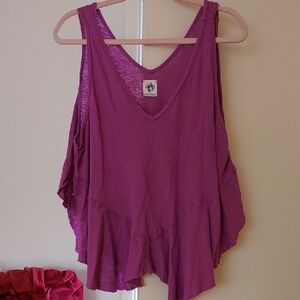Free People Purple Sleeveless Women's Top